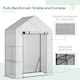 image 7 of Outsunny Greenhouse for Outdoor, Portable Gardening Plant Grow House w/ Shelf