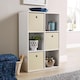 image 2 of Storage Cube 6 Shelf Bookcase Wooden Display Unit Organiser Furniture | White