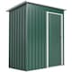 image 1 of Outsunny 5 x 3ft Garden Storage Shed Sliding Door Sloped Roof Tool, Green