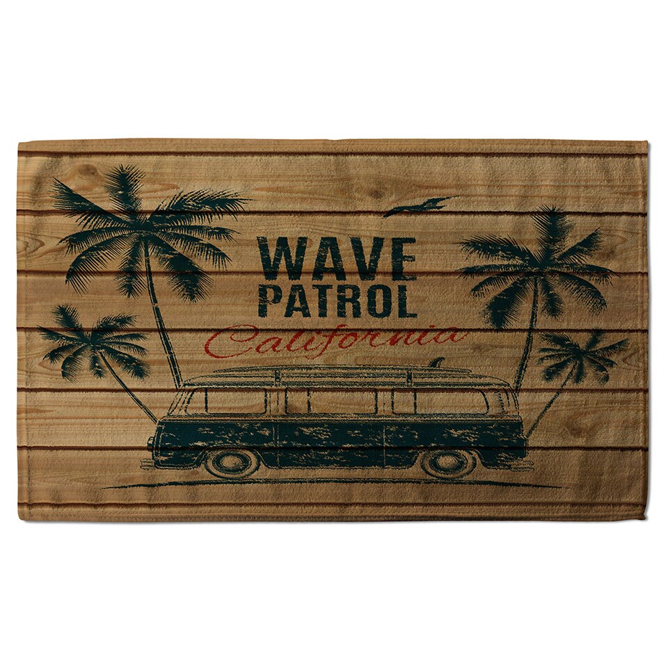 image 1 of California Wave Patrol Soft Bath Towel | Multi