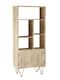 image 1 of Multi shelf bookcase with Doors Barbuto Light Mango | Brown