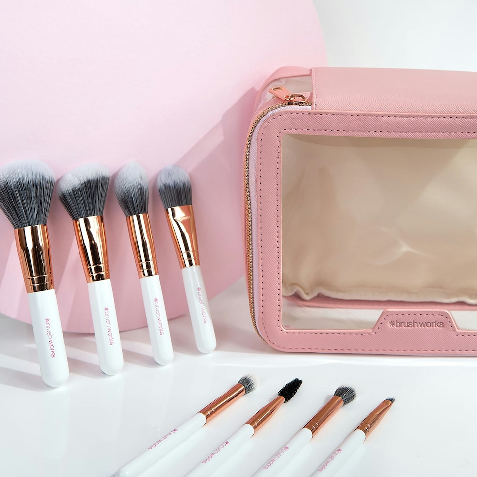 image 1 of Brushworks Exclusive Makeup Brush Set