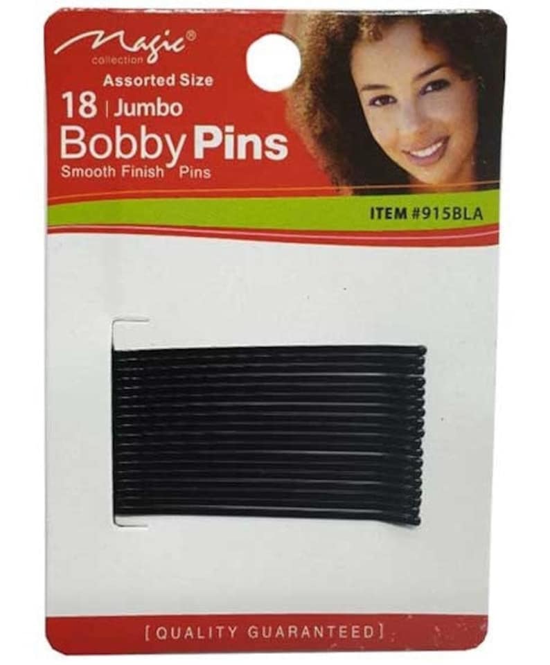 image 1 of Bee Sales Jumbo 18 Bobby Pins | Multi