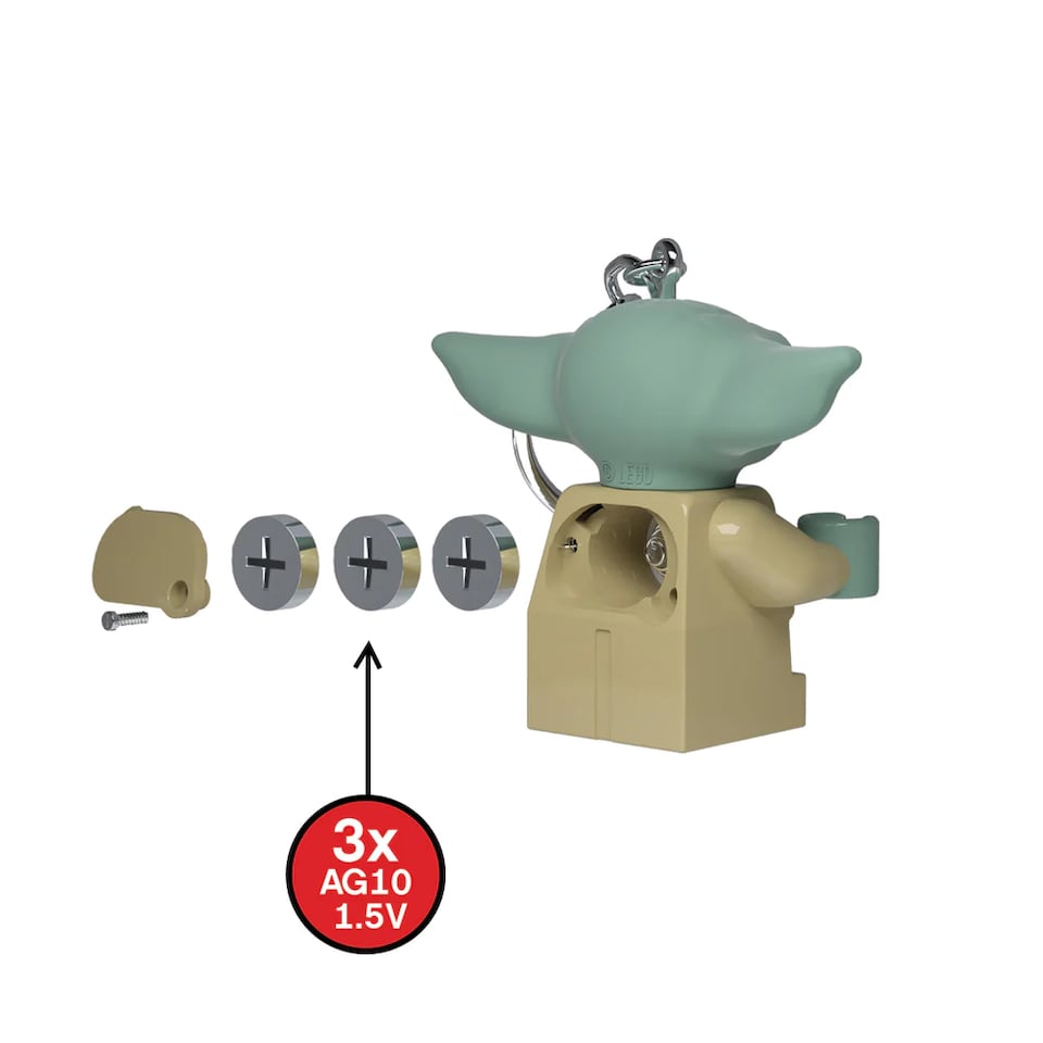 image 1 of Lego Star Wars Keychain Light - Baby Grogu