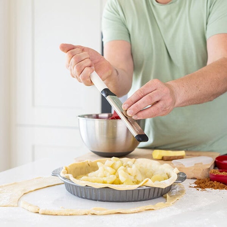 image 1 of KitchenAid Classic Fine Etched Grater Porcelain White