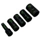 image 5 of 1/2in Drive Wheel Hub Lug Nut Cap Flip Impact Sockets Remover Removal 5pc