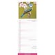 image 3 of Garden Birds Slim 2026 Calendar | Slimline Wall Calendar | Bird Gift | Plastic Free Packaging | by Avonside Publishing [Calendar] Avonside Publishing Ltd