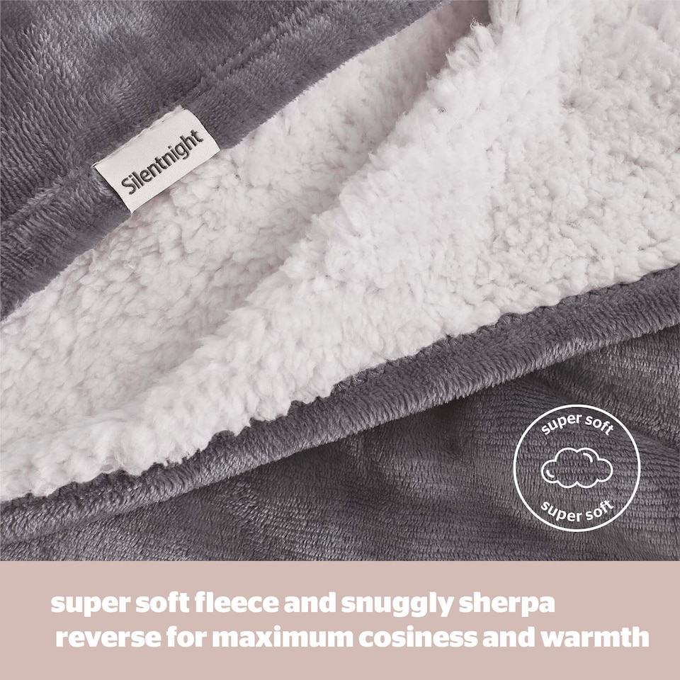 image 1 of Silentnight Luxury Snugsie Heated Wearable Blanket