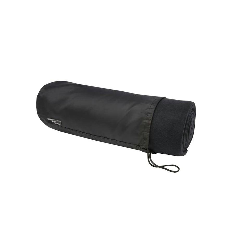 Bullet Willow Polar Fleece Blanket - Solid Black - One Size