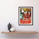 image 2 of Moriz Jung Salon Orchestra Meier Musicians Caricature Framed Wall Art Print A3