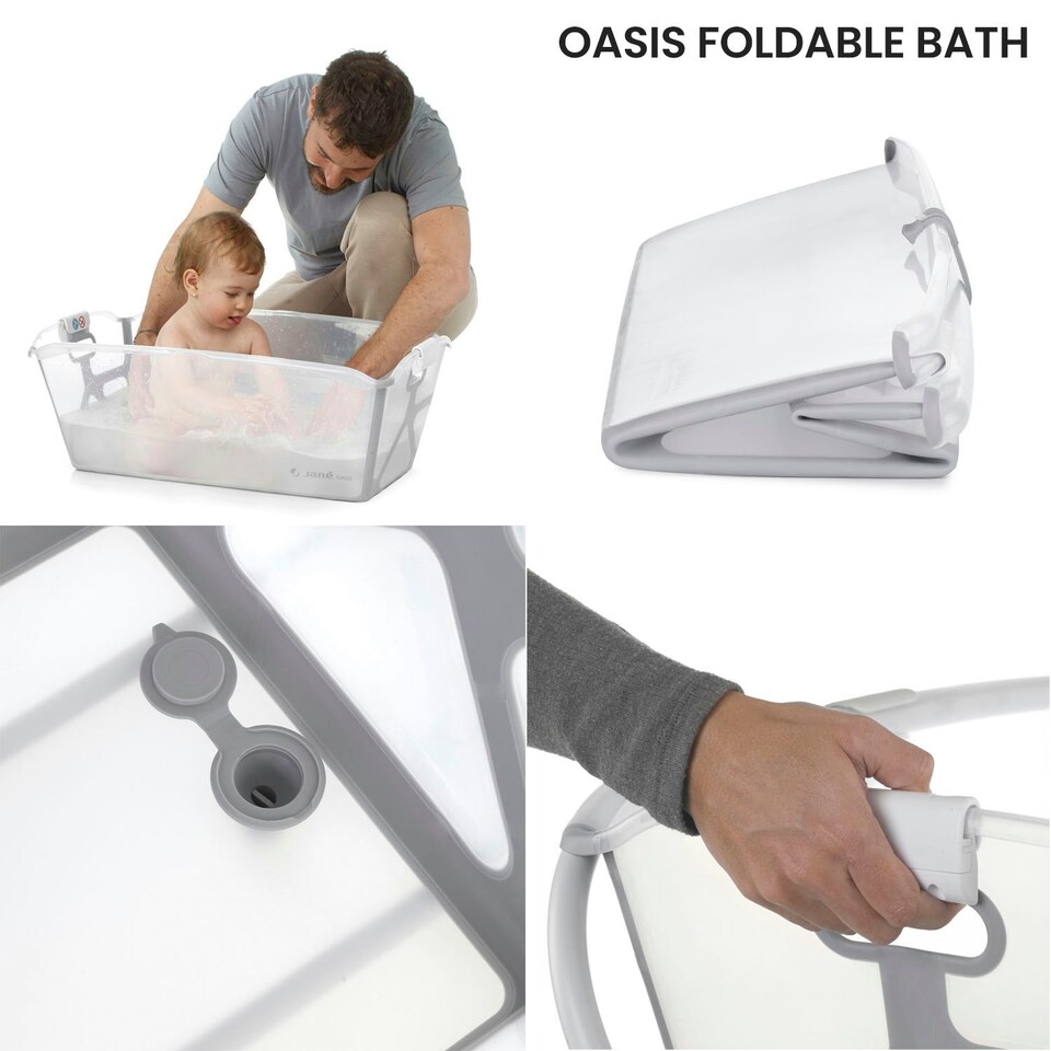 image 1 of Jane Oasis Folding Bathtub, Botanic