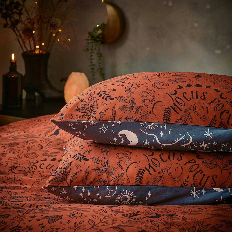 image 1 of furn. Witchy Vibes Reversible Single Duvet Cover Set