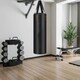 image 10 of COSTWAY Hanging Boxing Bag Set Unfilled Punching Bag Set Black