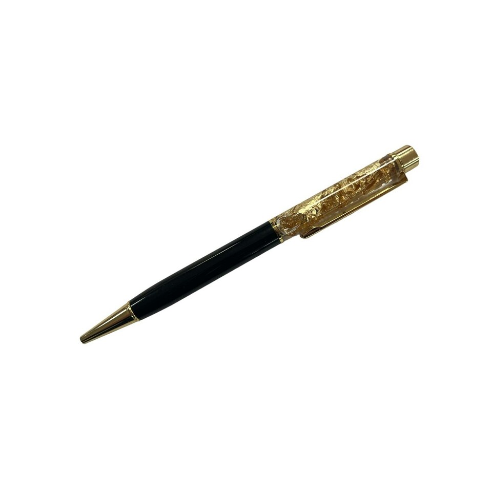 image 1 of Age 50 Captioned Gold Leaf Ballpoint Gift Pen