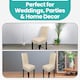 image 10 of Velvet Stretch Chair Covers, Spandex Dining Chair Slipcovers