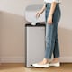 image 3 of 50L Pedal Bin Kitchen & Bathroom Household Rubbish Office Waste Bin Stainless Steel
