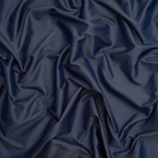 Minerva Core Range Blue Faux Silk Effect Taffeta Fabric for Dressmaking, 140cm / 55" Wide - per metre
