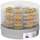 image 1 of HOMCOM 5 Tier Food Dehydrator, 245W Food Dryer Machine with Adjustable Temperature Control for Drying Fruit, Meat, Vegetable, Jerky and Pet Treat, Grey