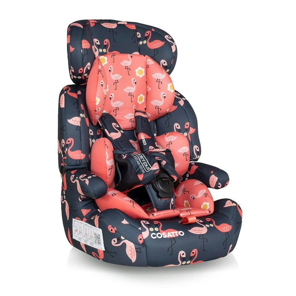 image 1 of Cosatto Zoomi Car Seat Group 1,2,3 > 9-36kg (Pretty Flamingo)