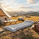 image 6 of Outsunny Sleeping Mat, Foldable Camping Pad with Elastic Straps Light Grey | Grey | Light Grey | 200 x 80 x 8 cm