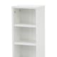 image 4 of 6 Tier White Wooden CD DVD Game Book Shelf Storage Tower Rack - Fits 102 CDs