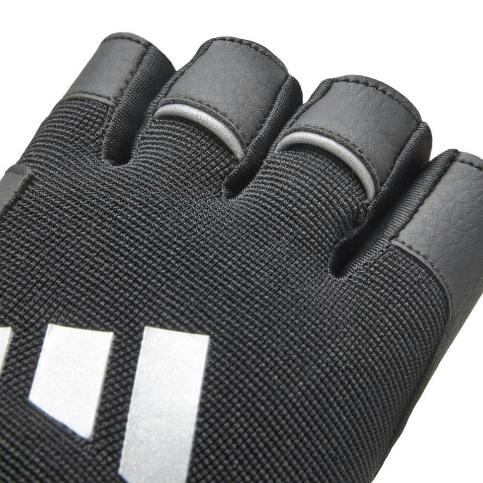 image 1 of Adidas Wrist Wrap Training Gloves Black | S