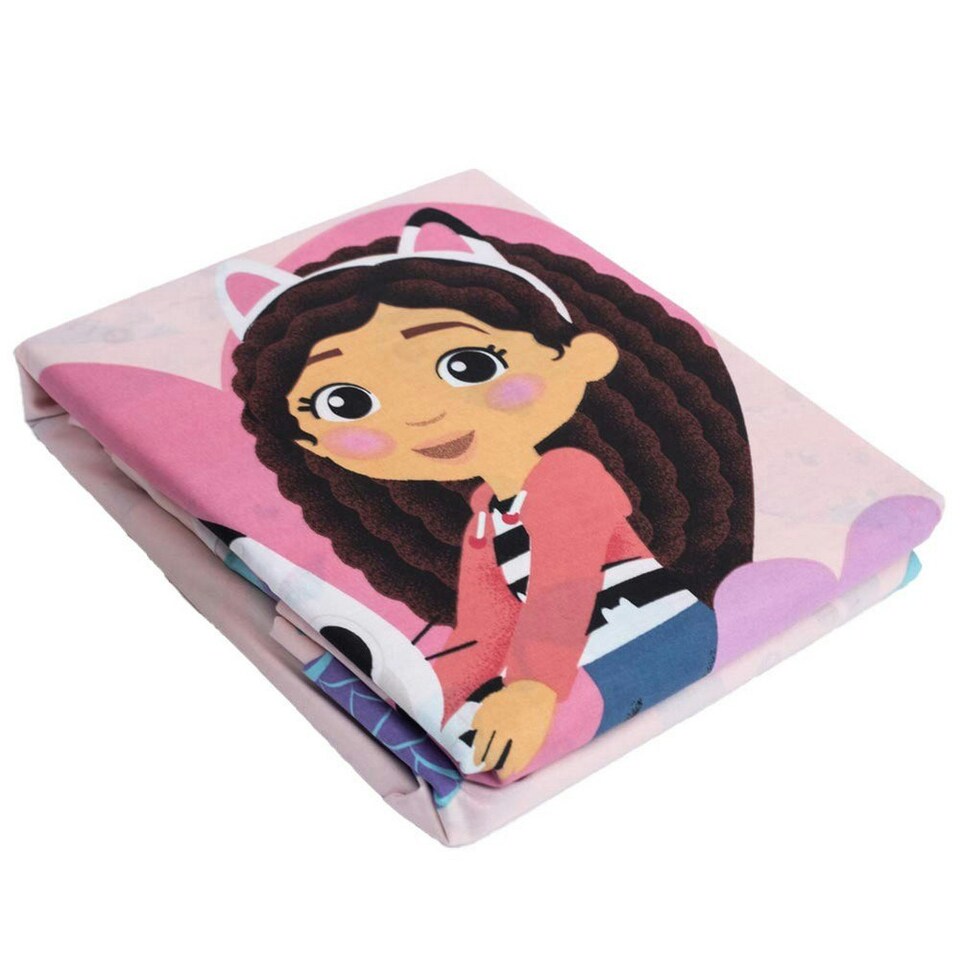 image 1 of Gabby´s Dollhouse Hug Duvet Set - Pink/Blue/Purple - Single