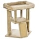image 9 of PawHut Cat Tree Tower Indoor with Cats Scratching Post Cat House, Coffee
