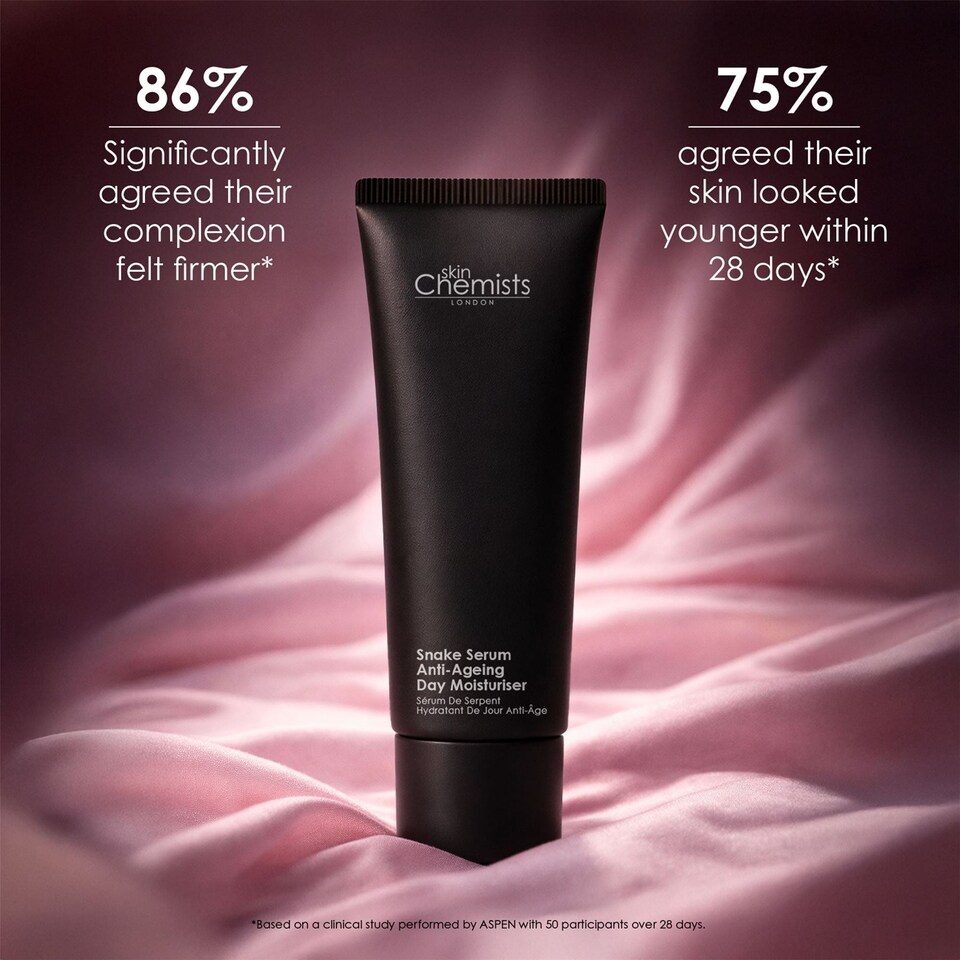 image 1 of skinChemists Snake Serum Anti-Ageing Day Moisturiser 50ml for Smoothing and Wrinkles