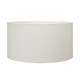 image 1 of 30cm White Handloom Cylinder Table Lampshade