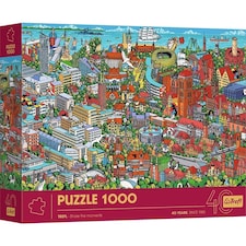 Trefl 40th Anniversary Tri-City 1000 Piece Puzzle