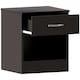 image 8 of Vida Designs Riano 1 Drawer Bedside Chest Cabinet Table Nightstand, Black