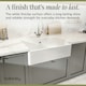 image 7 of Single Bowl Fireclay Butler Kitchen Sink Overflow &  Waste - 795mm