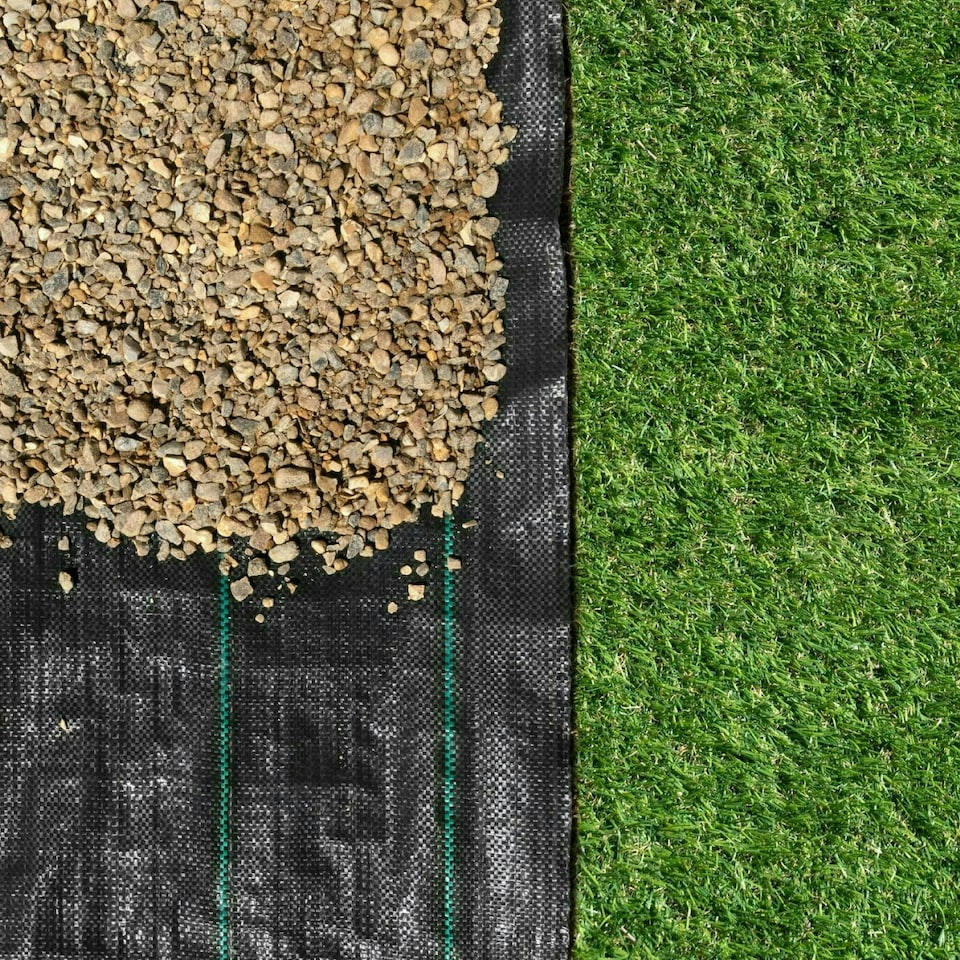 image 1 of 2m X 50m Ground Cover Fabric Landscape Garden Weed Control Membrane Heavy Duty