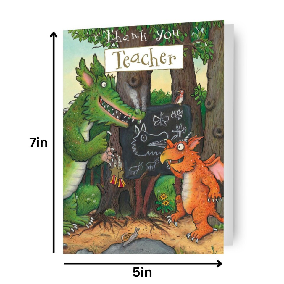 image 1 of Zog Thank You Teacher Card