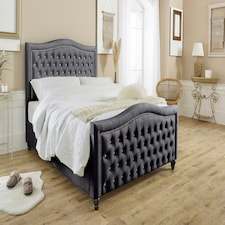 Saturn Plush Single Bed Frame - Steel