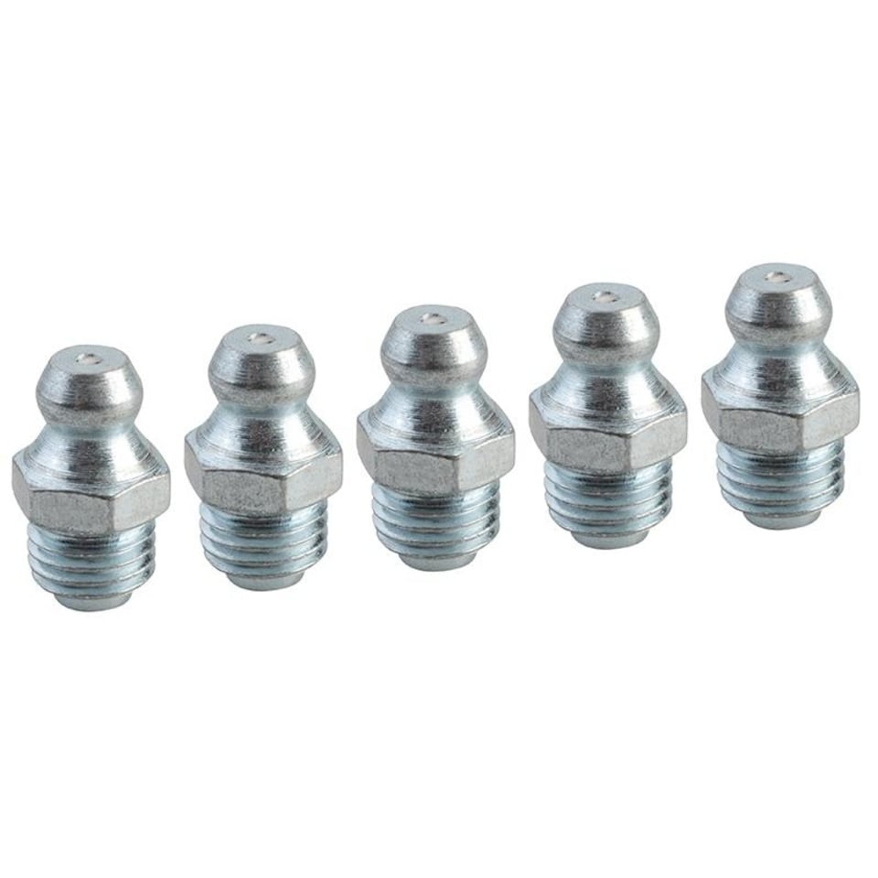 Faithfull Grease Nipple, Straight | Multi | Multi Colour | M8 x 1.0 | 1