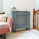 image 3 of JSH Radiator Cover Wood Grey Diamond MDF - Small - 78cm (W) x 81.5cm (H) x 19cm (D) | Grey