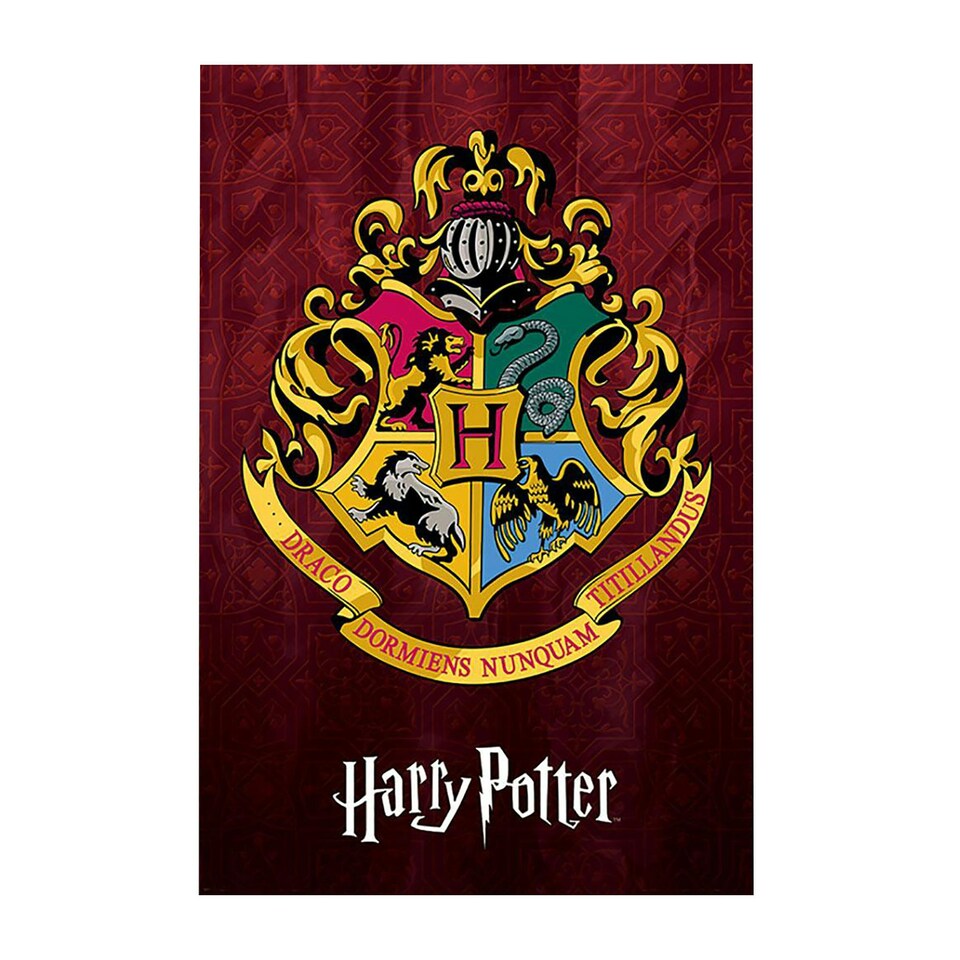 Harry Potter Hogwarts Crest Poster - Multicoloured - 61cm x 91.5cm