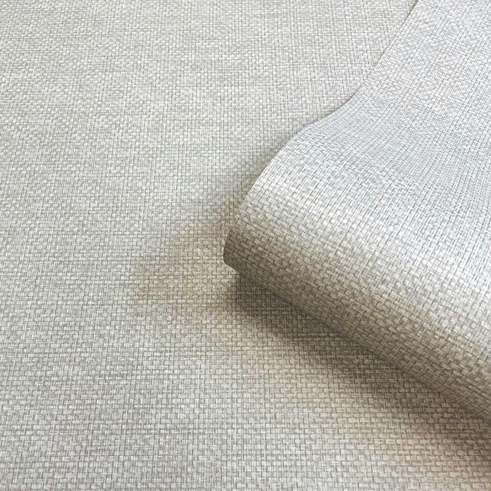 image 1 of Belgravia Palm Textured Wallpaper - Silver - One Size Silver