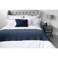 Belledorm Crompton Quilted Bed Runner - Navy - 220cm x 70cm
