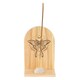 image 1 of Something Different Natural Luna Moth Wooden Incense Holder Shelf - Beige - One Size