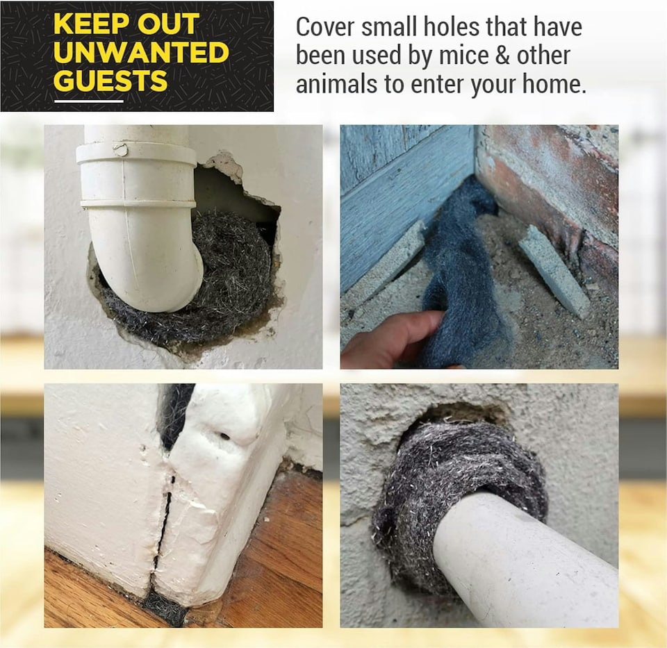 image 1 of SOL 24pk Steel Wool Pads - Fine Wire Wool for Cleaning, Polishing & Sealing