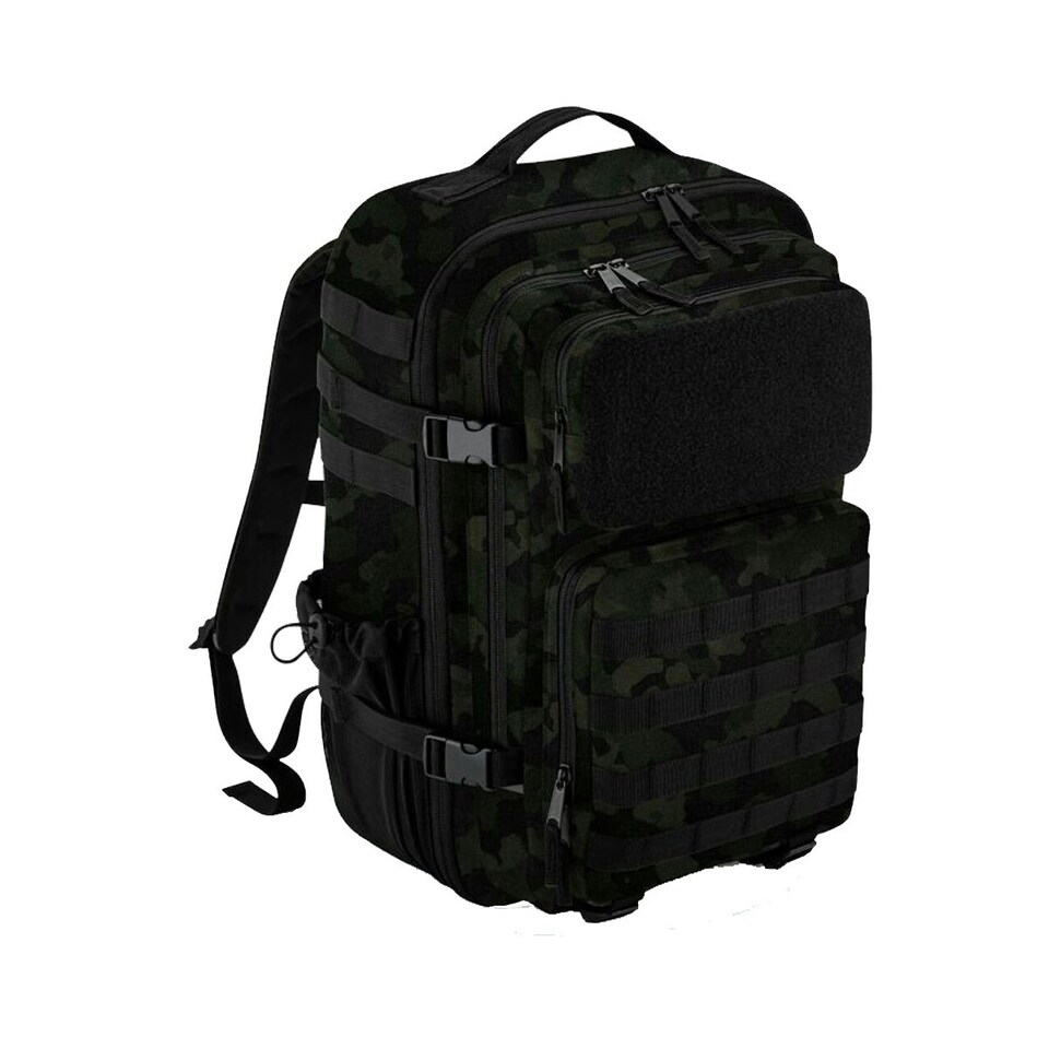 image 1 of Bagbase Molle Tactical Camo 35L Backpack - Combat Green - One Size