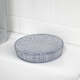 image 4 of Showerdrape Denim Blue 3 Piece Bathroom Accessory Set