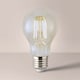 image 3 of ValueLights 3 Pack Filament E27 Amber Glass GLS Light Bulbs | Clear