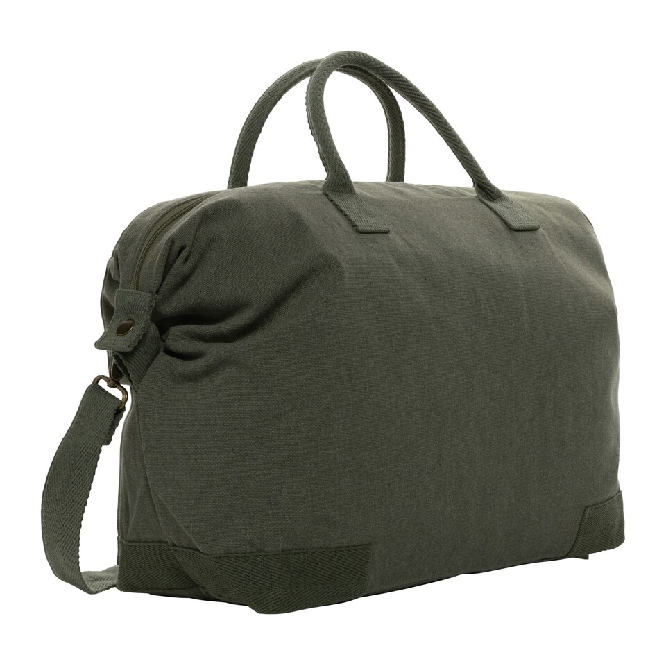 image 1 of XD Collection Kezar Recycled Canvas 40L Weekend Bag - Green - One Size | Green | One Size