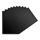image 1 of Pack of 50 A4 Coloured Card 160gsm Sheets | Black | Black | A4 | 1
