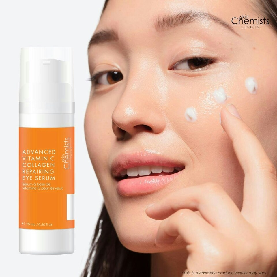 image 1 of skinChemists Advanced Vitamin C Collagen Repairing Eye Serum 15ml Twin Value Savings Pack