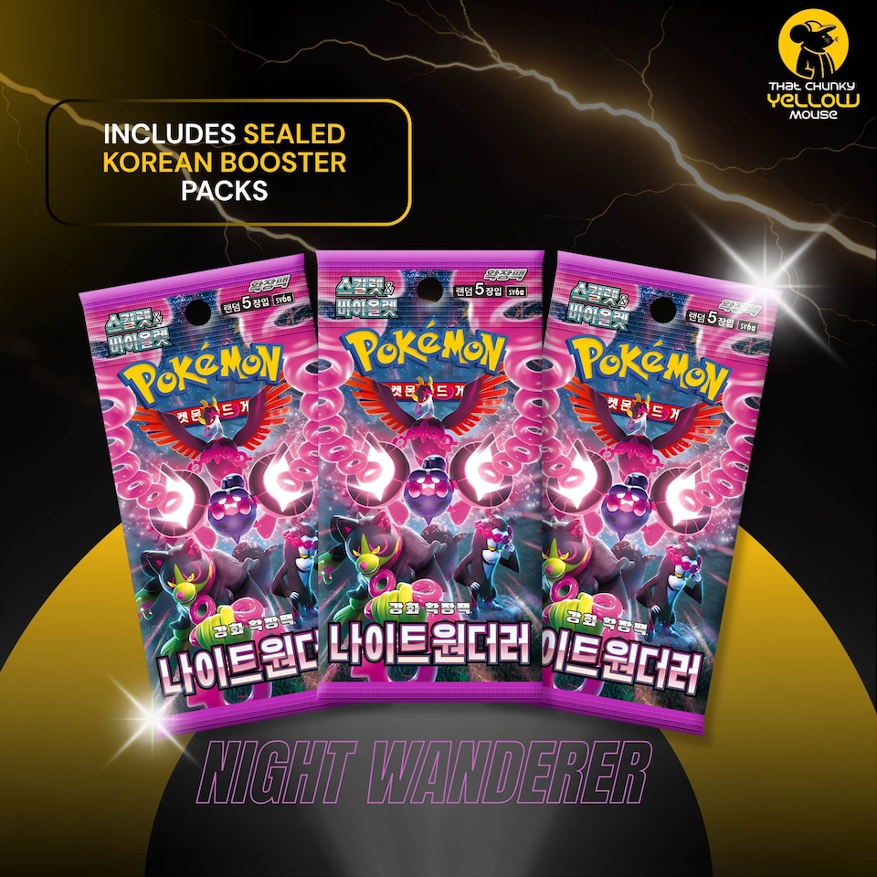pokemon night wanderer booster pack SV6a Korean Box competitive players Pokemon SV6A Scarlet & Violet